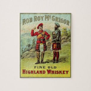 HIghland Scottish Whiskey Label Legpuzzel