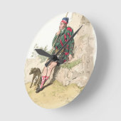 Highland Shepherd, uit 'Costume of Great Britain' Ronde Klok (Hoek)