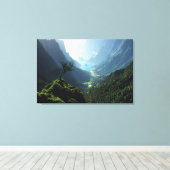 Highland Spring verpakt Canvas Afdruk (Insitu (Houten vloer))