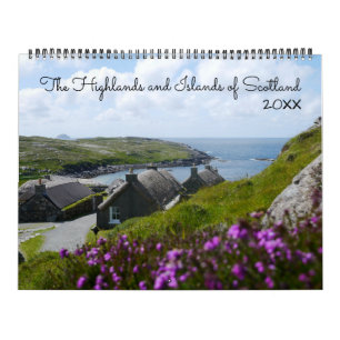 Highlands and Islands of Scotland Landscape Photos Kalender