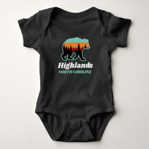 Highlands North Carolina NC Beer Retro Vintage Romper