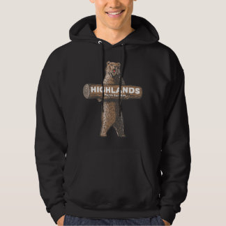 Highlands North Carolina Nc Growling Beer Vacation Hoodie