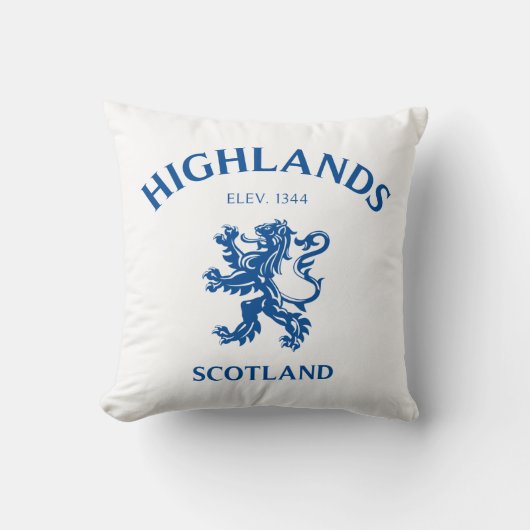 HIGHLANDS Schotland Kussen (Voorkant)