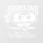 Highline Duiktechniek Raamsticker (Vel)