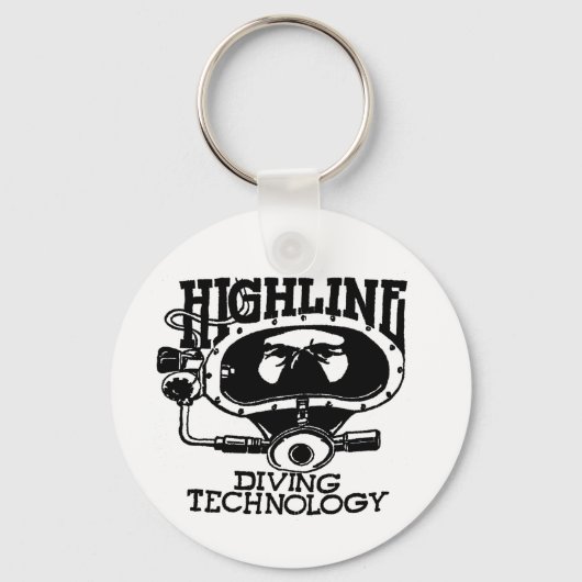 Highline Duiktechniek Sleutelhanger (Voorkant)