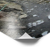 Highline Trail and go to the Sun Road - gletier Foto Afdruk (Hoek)