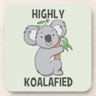 Highly Koalafied Koala Bier Onderzetter
