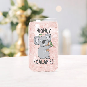 Highly Koalafied Koala Blikvorm Glas