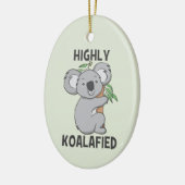 Highly Koalafied Koala Keramisch Ornament (Links)