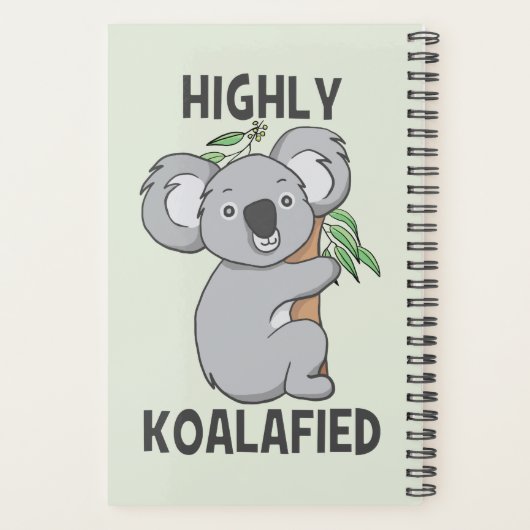 Highly Koalafied Koala Planner (Achterkant)