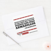 Hightower Lowdown: niets in het midden (Sticker) Vierkante Sticker (Envelop)