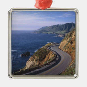 Highway 1 langs de Californische kust nabij Metalen Ornament