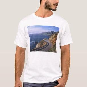 Highway 1 langs de Californische kust nabij T-shirt