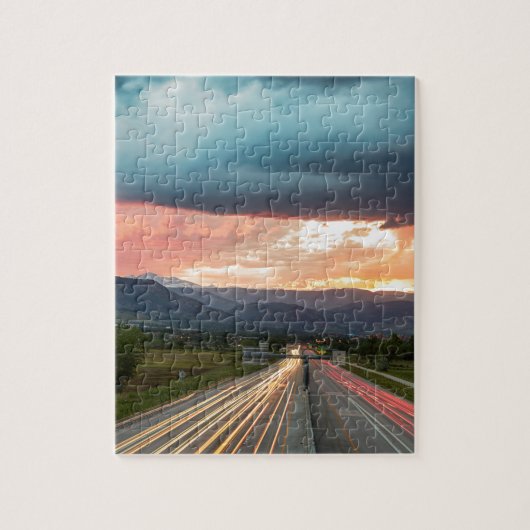 Highway 36 to Beauful Boulder Colorado Legpuzzel (Verticaal)