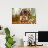 Highway Car Mover 2 Truck-Driver Art Poster (Thuiskantoor)