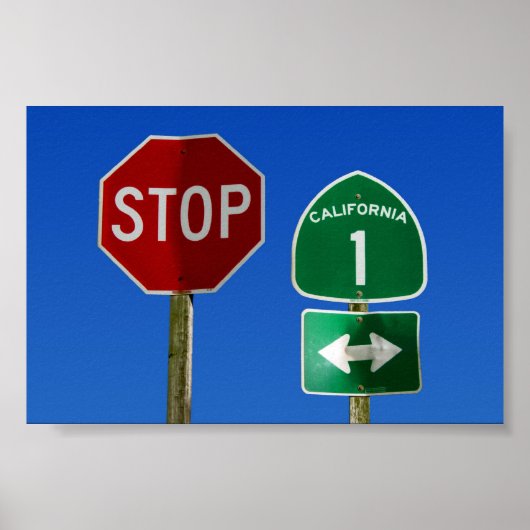 Highway One California Poster (Voorkant)