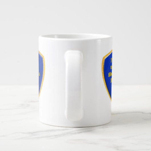 Highway Patrol Officer Extra Grote Mok (Achterkant)