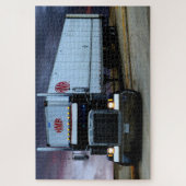 Highway Semi Truck Legpuzzel (Verticaal)