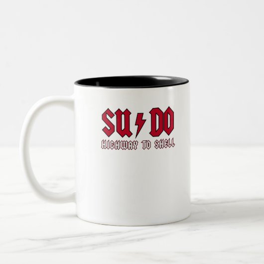 Highway to shell tweekleurige koffiemok (Links)