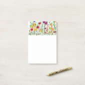 Highwood Wildbloemen Lovitude Post Post-it® Notes (Op bureau)