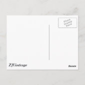 Hignard Frere Tunis retro Label Postcatd Briefkaart (Achterkant)