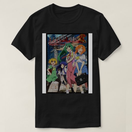Higurashi als ze huilen t-shirt (Design voorkant)