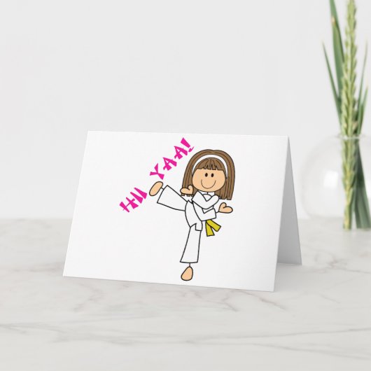 Hii Yaa Karate Kaart (Voorkant)