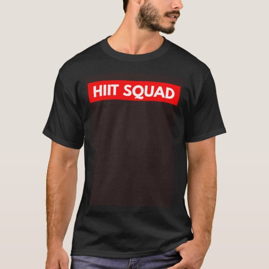 Hiit Squad   Gym Workout T-shirt (Voorkant)