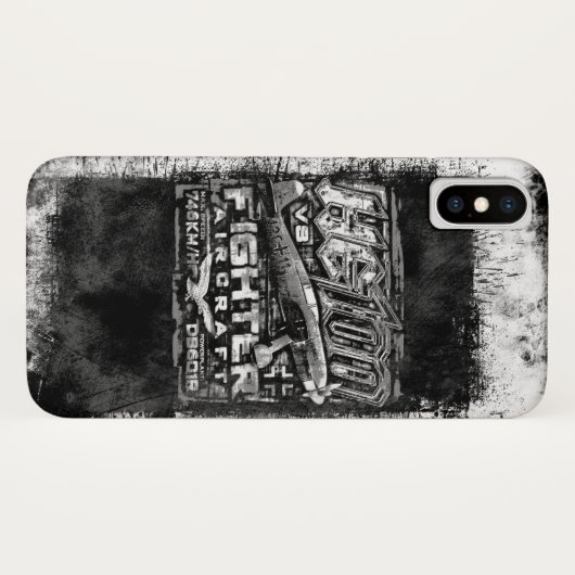 Hij 100 V8 Case-Mate iPhone Case (Achterkant (horizontaal))
