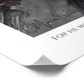 Hij beveelt Zijn engelen. Poster (Hoek)