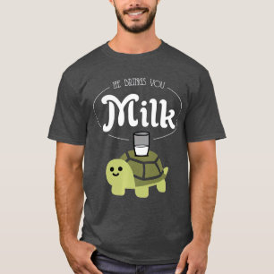 Hij brengt je melk MEME T Premium Quality T-shirt