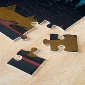 Hij denkt dat ik thuis Sassy Runner schoonmaak Legpuzzel (Zijkant)