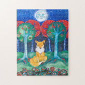 'Hij die het weet' Fairytale Woodland Fox Puzzle Legpuzzel (Verticaal)