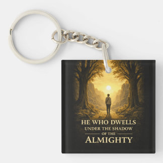 Hij Die Woont Psalm 91 Christelijke Kunst Sleutelhanger