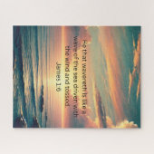 Hij die wuift is als een golf Inspirerend puzzel Legpuzzel (Horizontaal)