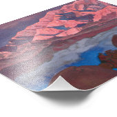 Hij die zich voordoet door Nicholas Roerich Foto Afdruk (Hoek)