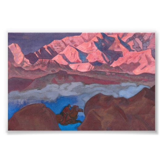 Hij die zich voordoet door Nicholas Roerich Foto Afdruk (Voorkant)