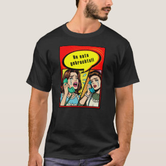 Hij eet gebrochts! pop art tshirt