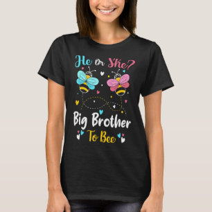 Hij en zij hebben een grote broer om het geslacht t-shirt