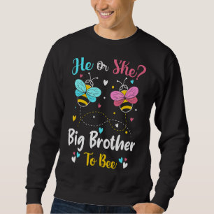Hij en zij hebben een grote broer om het geslacht trui