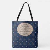 Hij gaat met je mee draagtas (Voorkant)