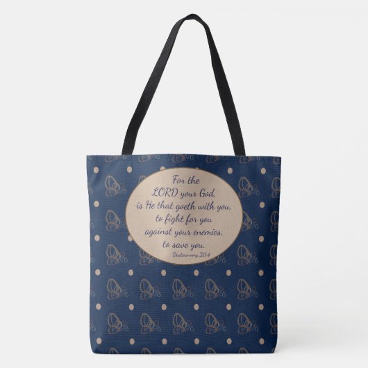 Hij gaat met je mee draagtas (Voorkant)