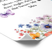 Hij geeft haar vlinders Vrijgezellenfeest Datum Te Poster (Hoek)