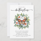 Hij geeft haar vlinders Vrijgezellenfeest Kaart (Voorkant)