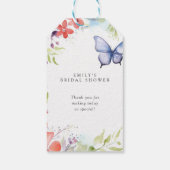 Hij Geeft Me Vlinders Bruiloft Feest Cadeaulabel (Achterkant)