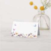 Hij Geeft Me Vlinders Bruiloft met Bloemen (Achterkant)