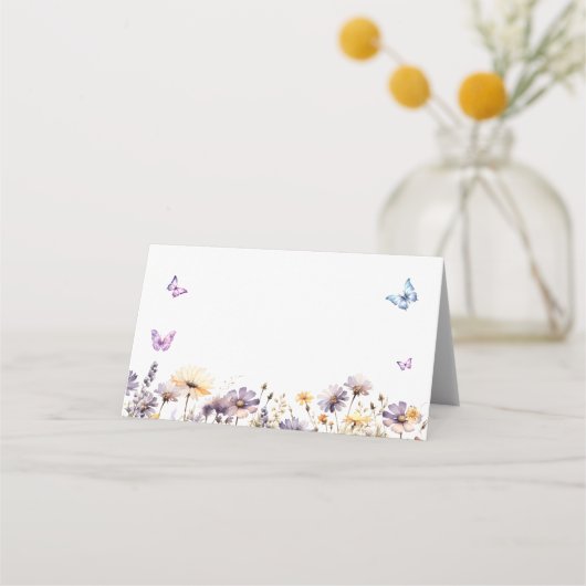 Hij Geeft Me Vlinders Bruiloft met Bloemen (Achterkant)