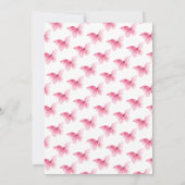 Hij geeft me vlinders roze Vrijgezellenfeest Kaart (Achterkant)