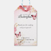 Hij geeft me vlinders Vrijgezellenfeest Cadeaulabel (Voorkant)