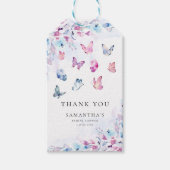 Hij geeft me vlinders Vrijgezellenfeest Cadeaulabel (Voorkant)